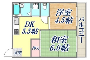 中尾ビルの物件間取画像